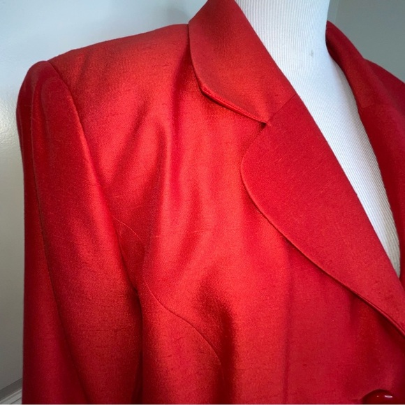 Worthington Red Blazer 14 - Picture 4 of 17